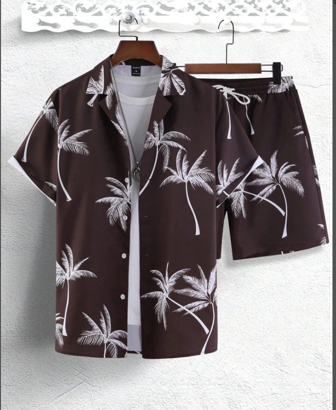 Lightweight tropical outfit set for men
