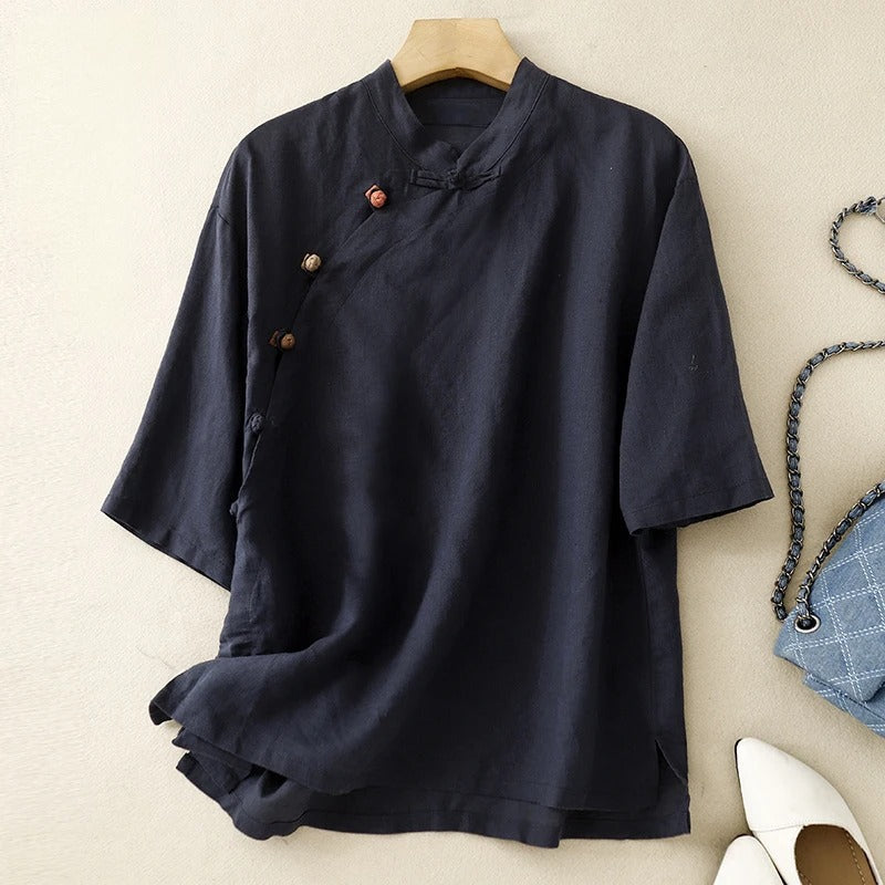 Linnen blouse voor dames