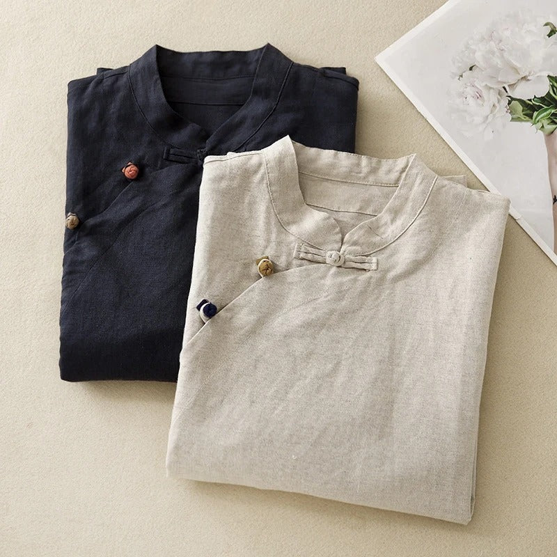 Linnen blouse voor dames