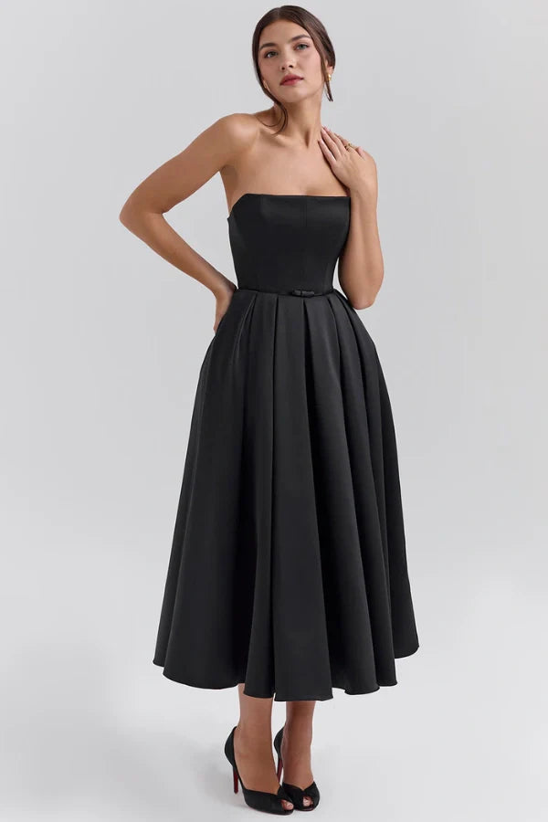 Elegant Ladies Midi Summer Dress