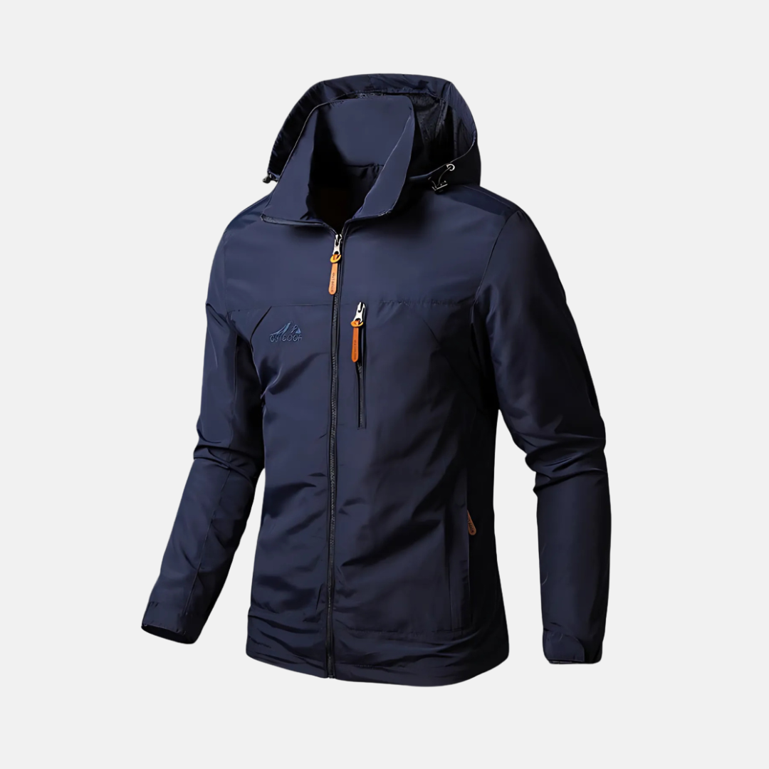 Men's Jacket - Woven Fabric - Regular Fit - Hood - Hip Length