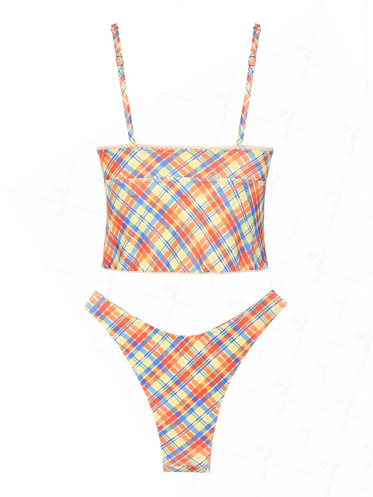 Seamolly Gingham Lace Bikini for women