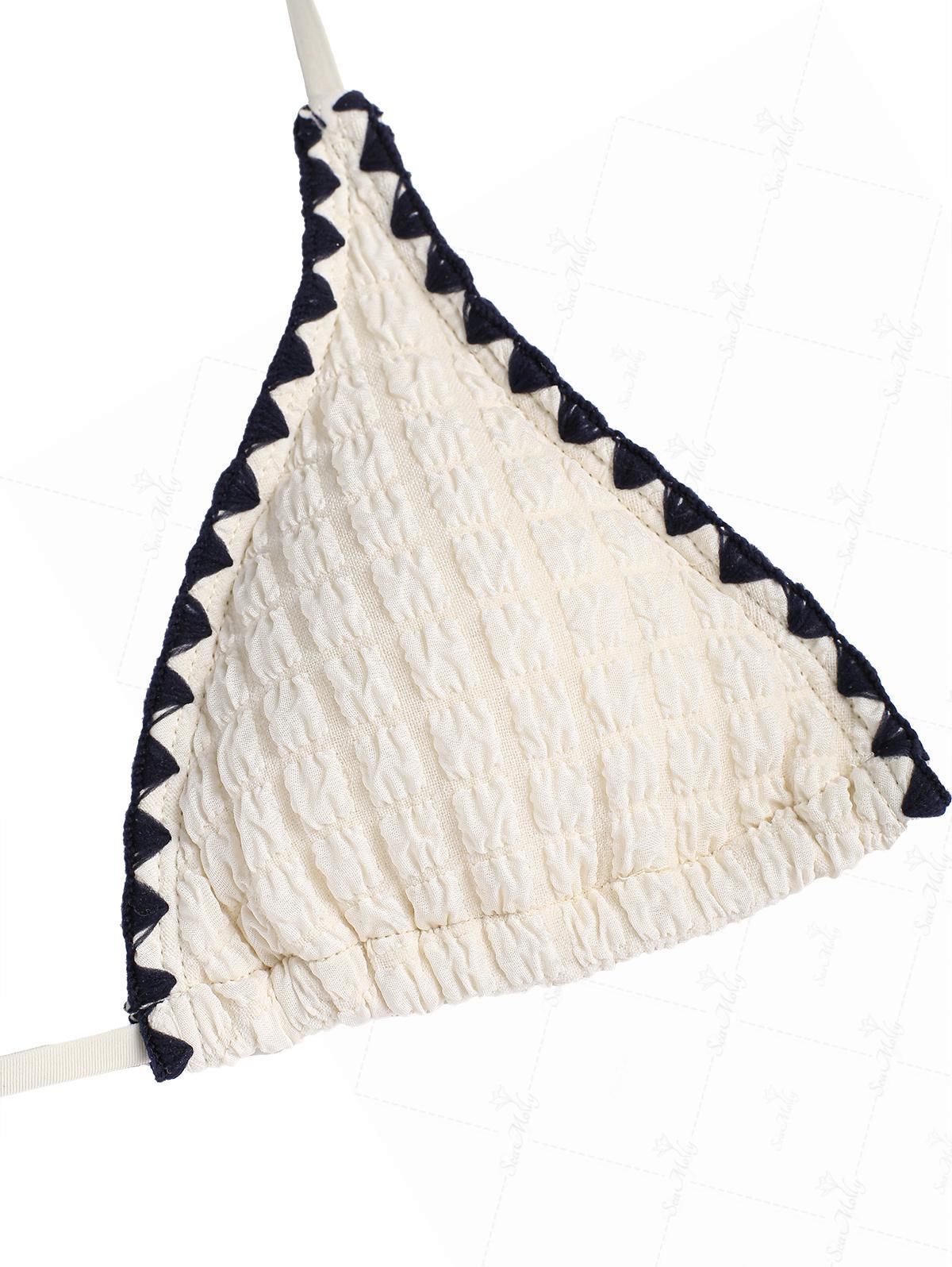 Seamolly halter triangle bikini set for women