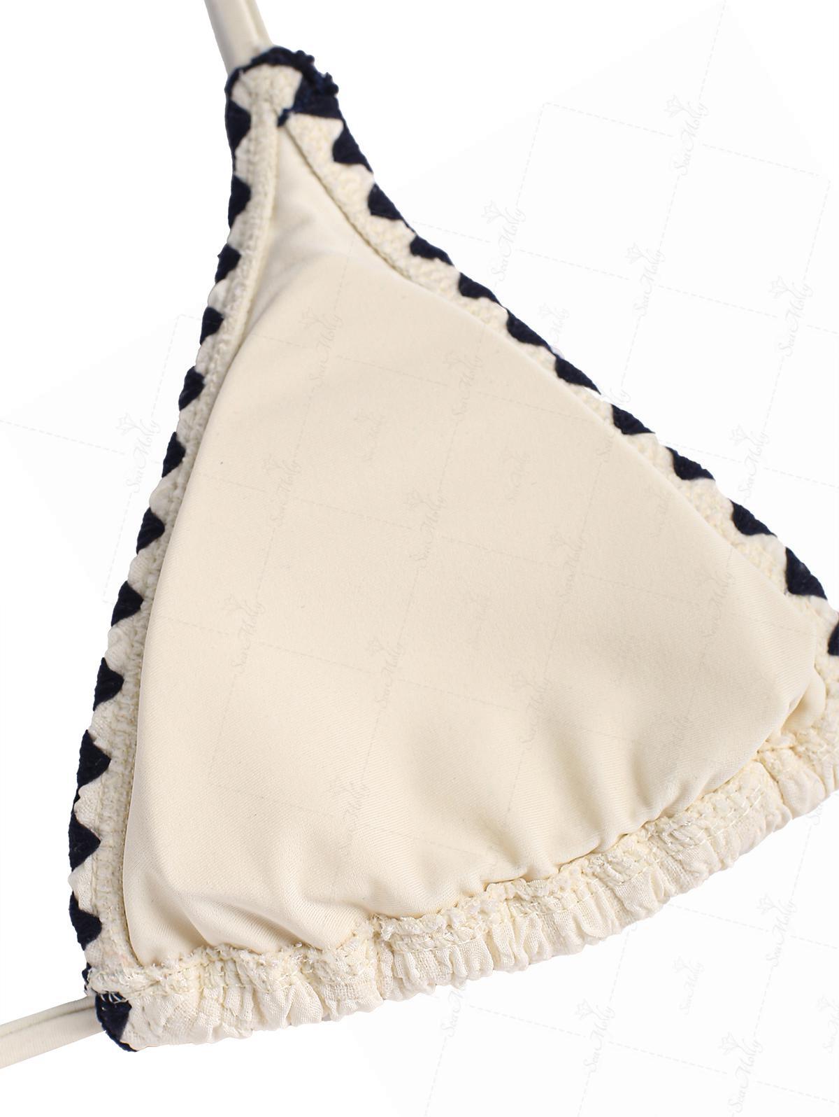 Seamolly halter triangle bikini set for women