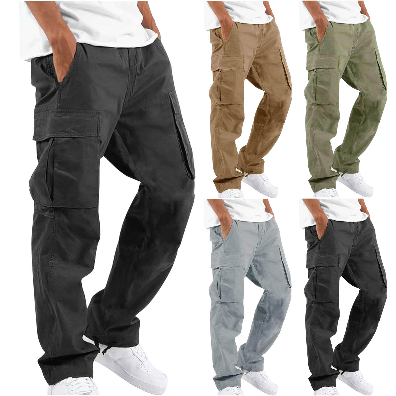 Praktische en Comfortabele Heren Cargo Broek