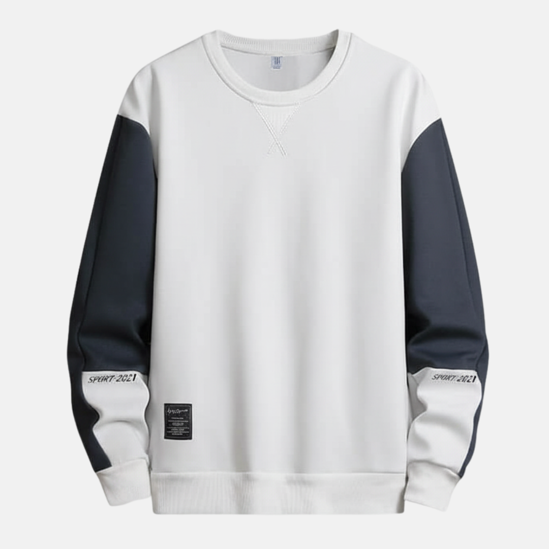 Men's sweatshirt – Relaxed fit – Cotton – Raglan sleeves – Ribbed hem – Casual style
