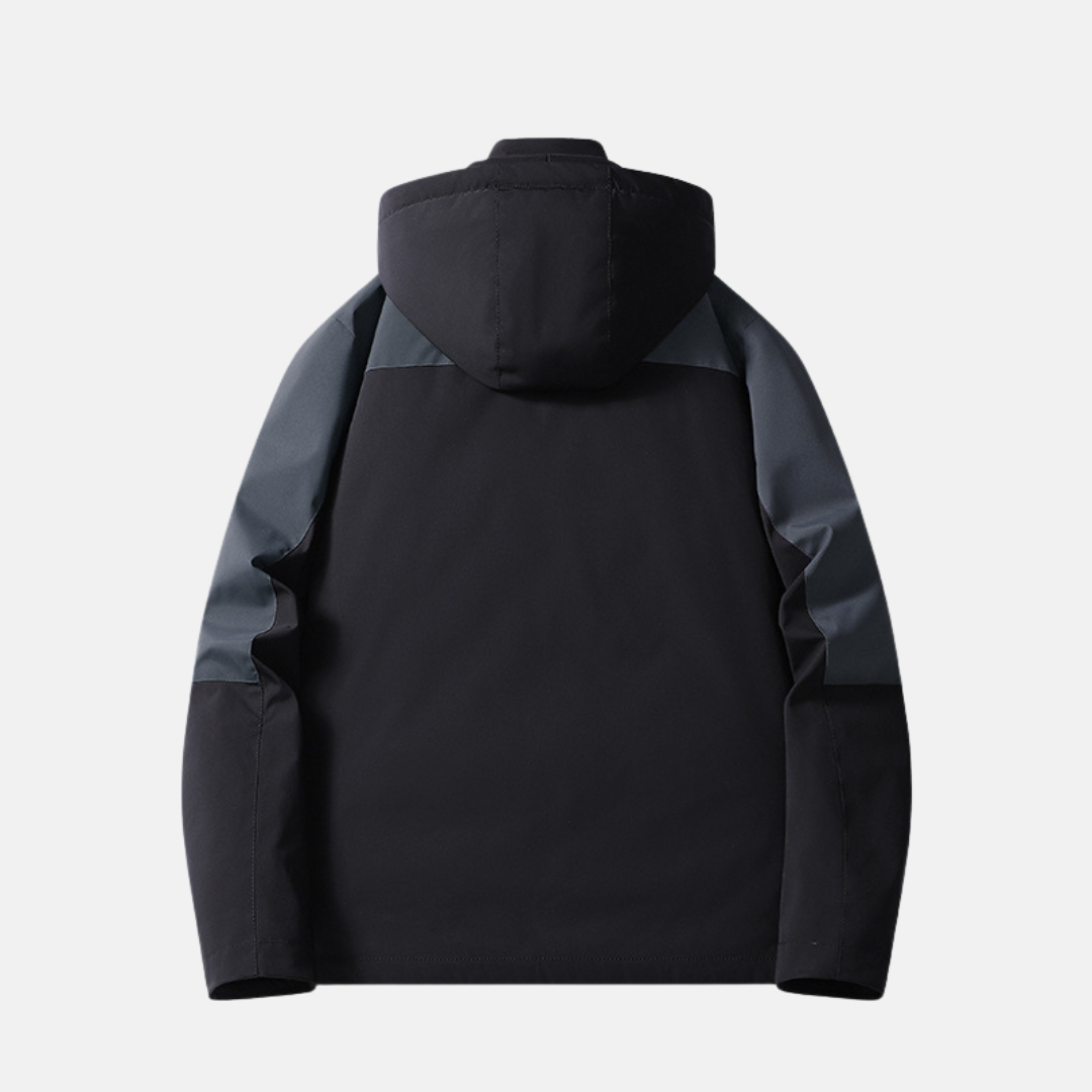 Men's Jacket – Wind- and Water-Repellent – Quilted Lining – Hood – Relaxed Fit