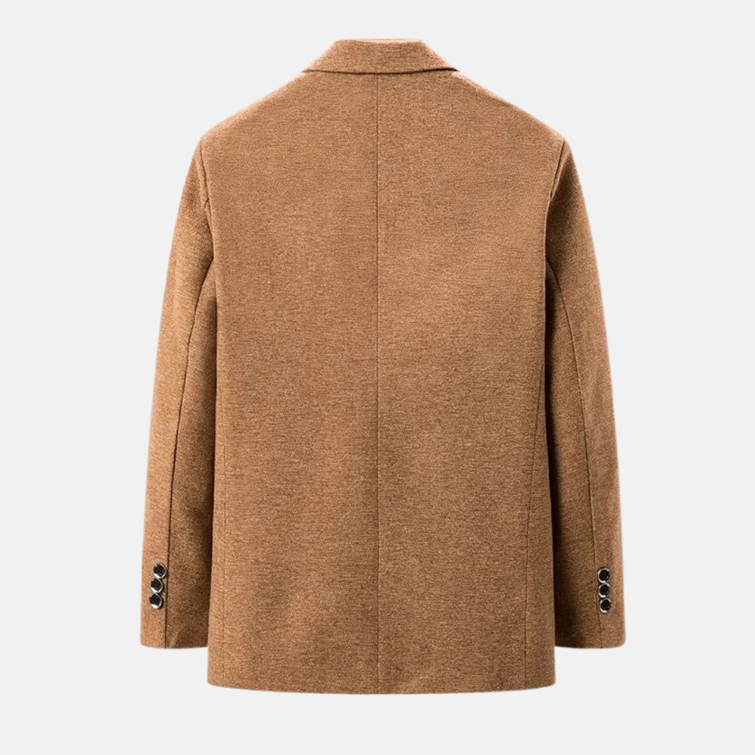 Men's Blazer - Wool Mix - Regular Fit - Mid Length - Lapel With Notch