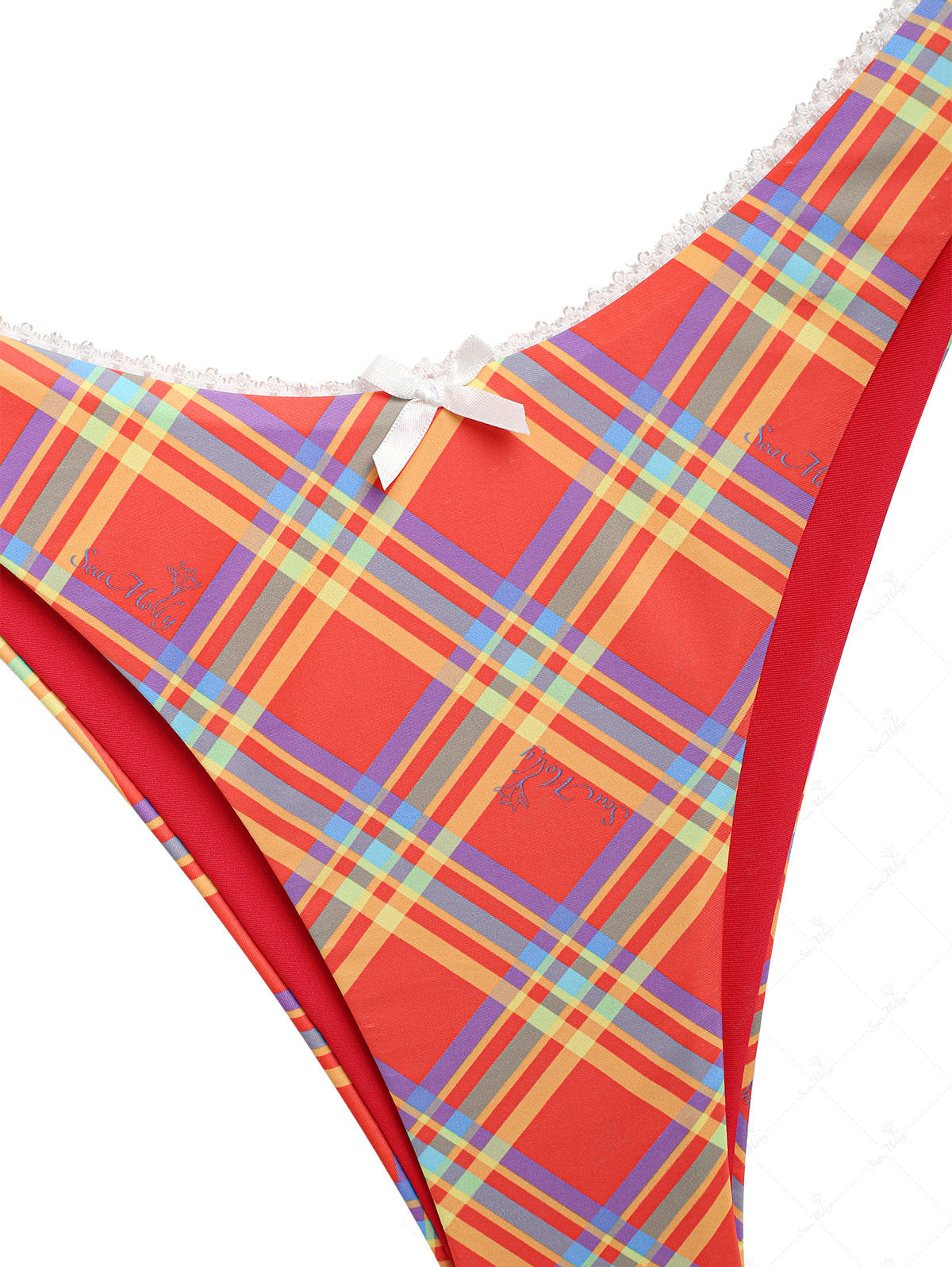 Seamolly Gingham Halter Bikini for women