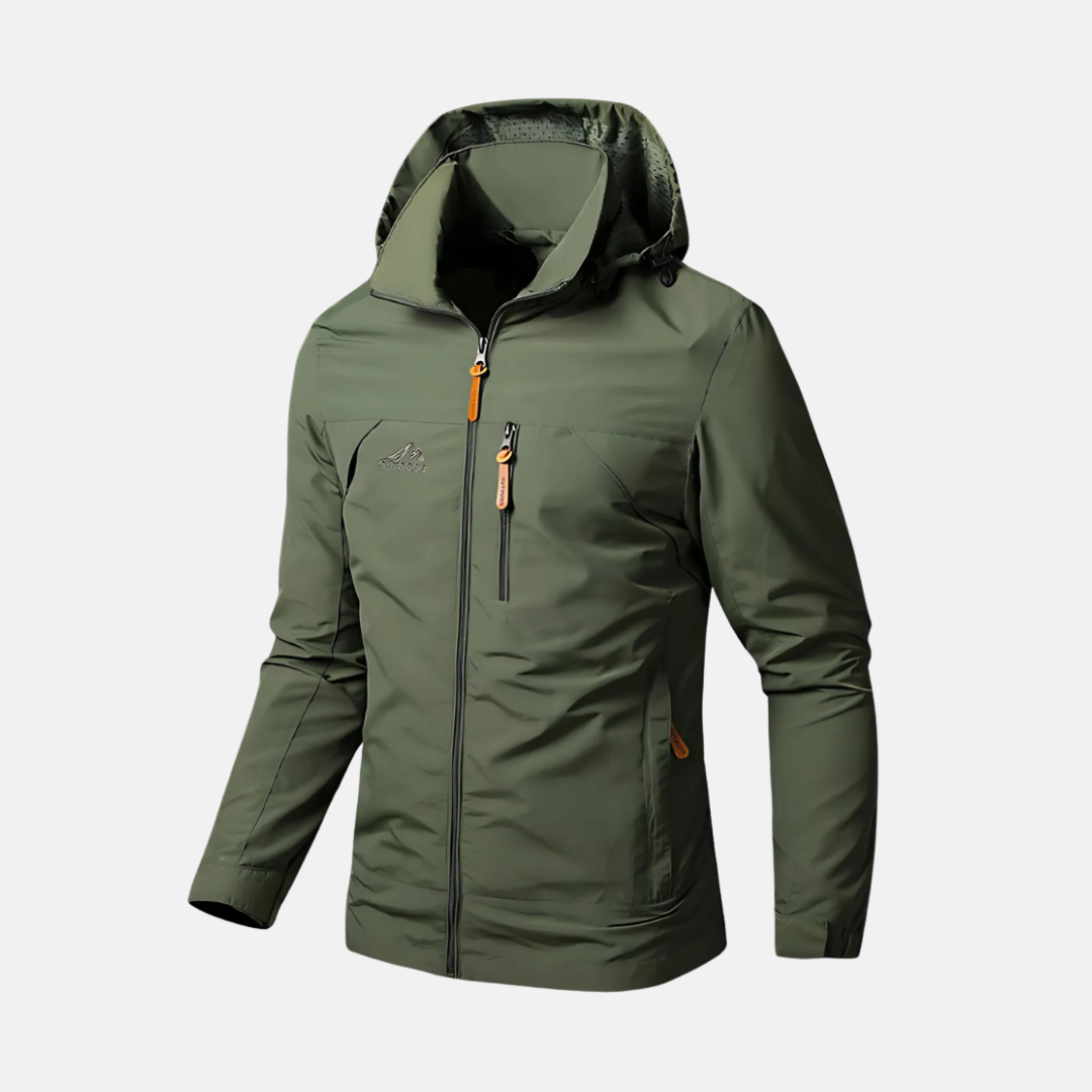 Men's Jacket - Woven Fabric - Regular Fit - Hood - Hip Length