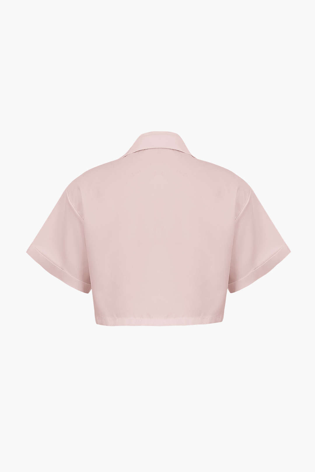 Basic Shirt With Flap Pocket And Turn-Up Hem