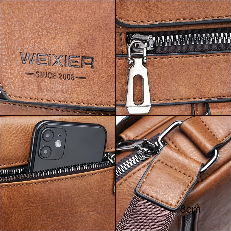 Leren Crossbody Tas voor Heren