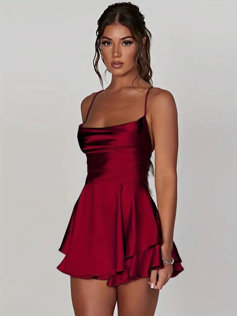Scarlet Whispers mini-dress for women