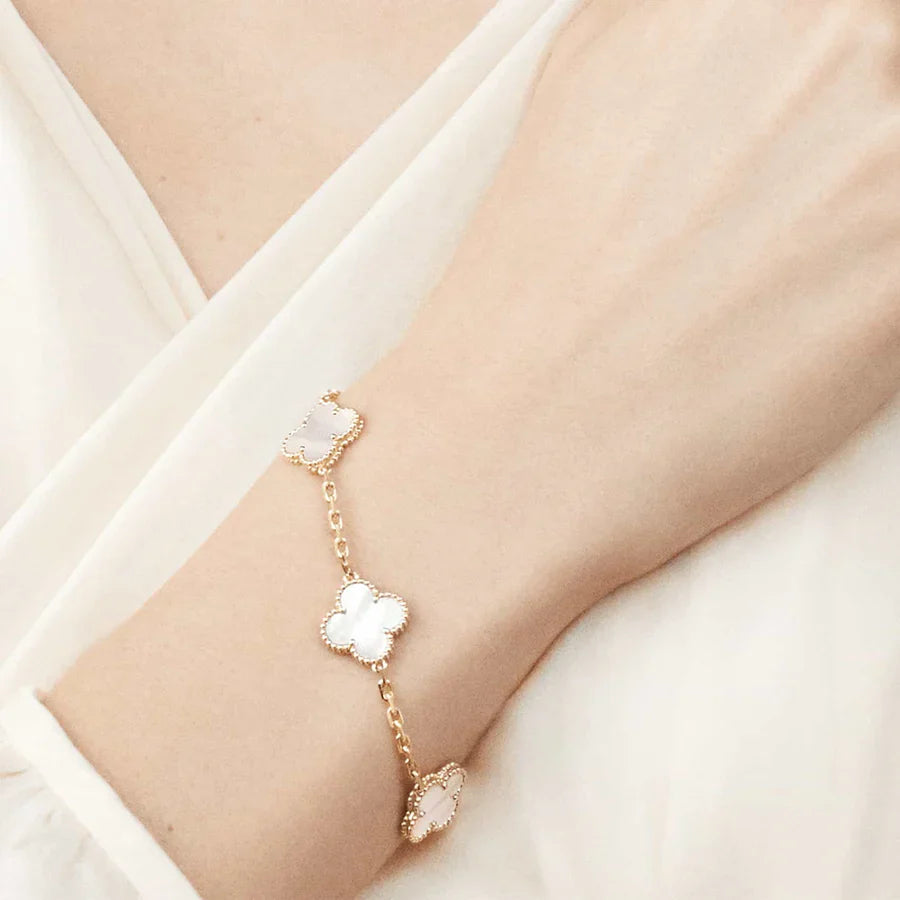 Delicate Clover Bracelet for Women