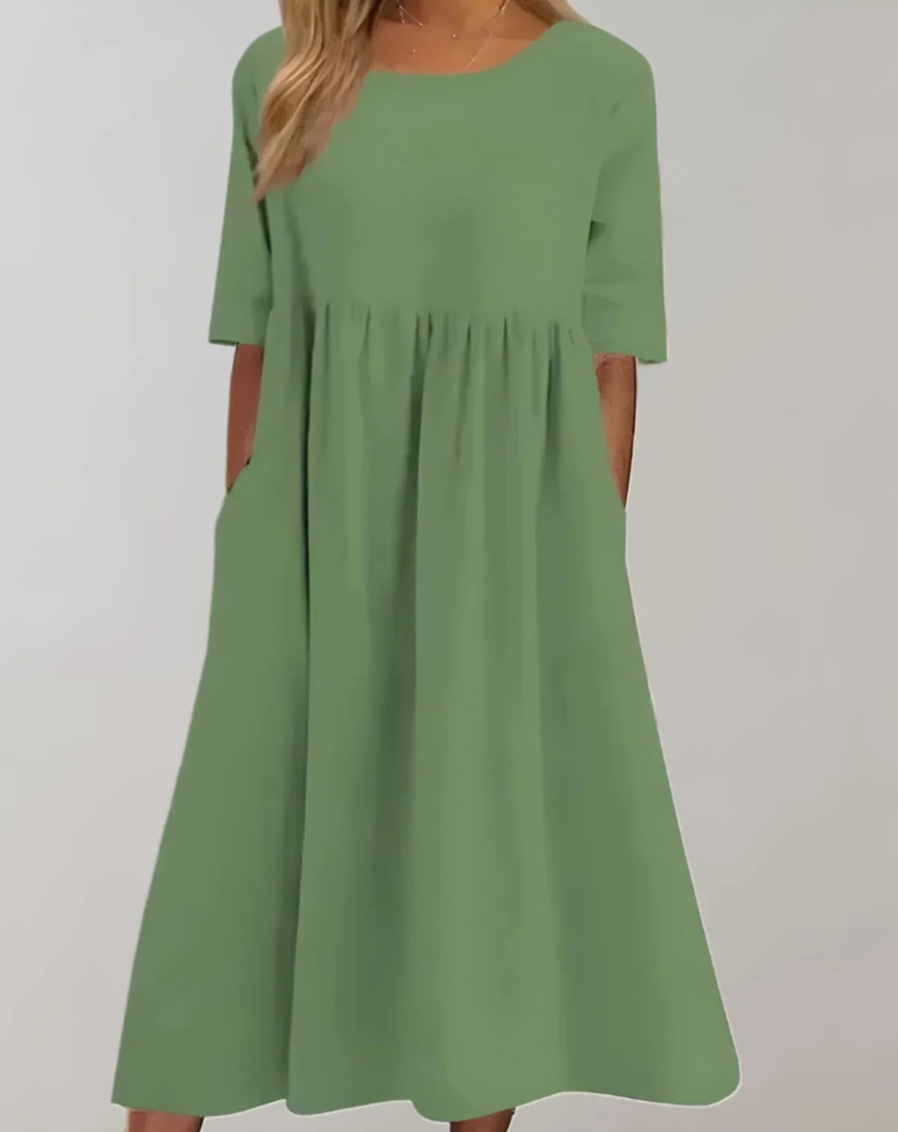 Loose-fitting Cotton Dress – Comfortable and Airy