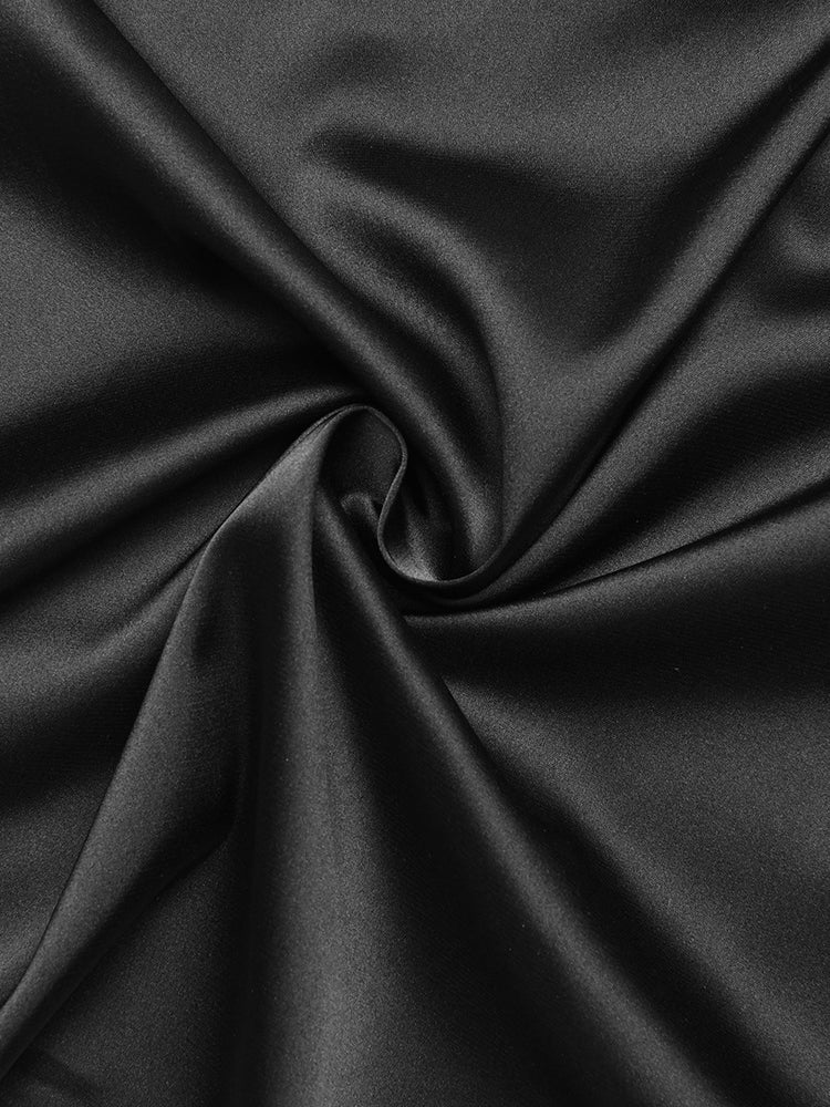 Satin Summer Set with Shorts and Bow for Ladies