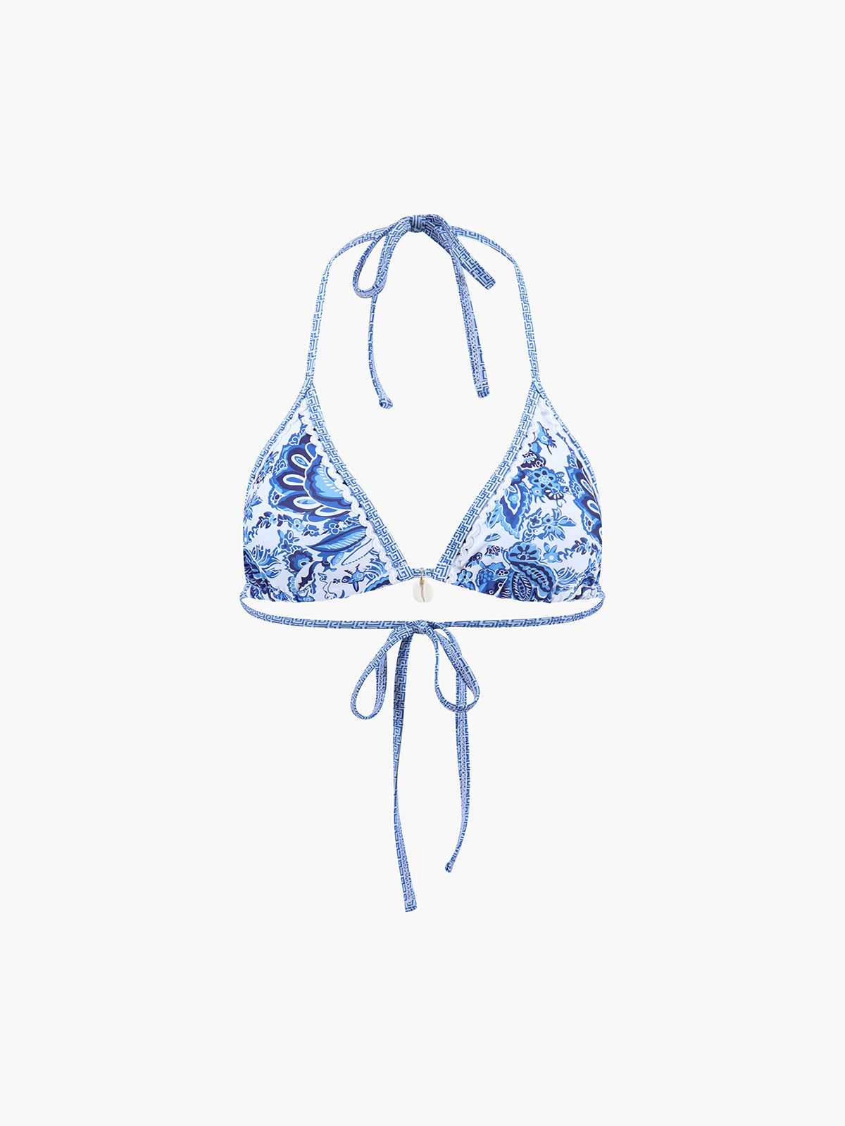 Printed Halterbikini with Knotdetail for Women