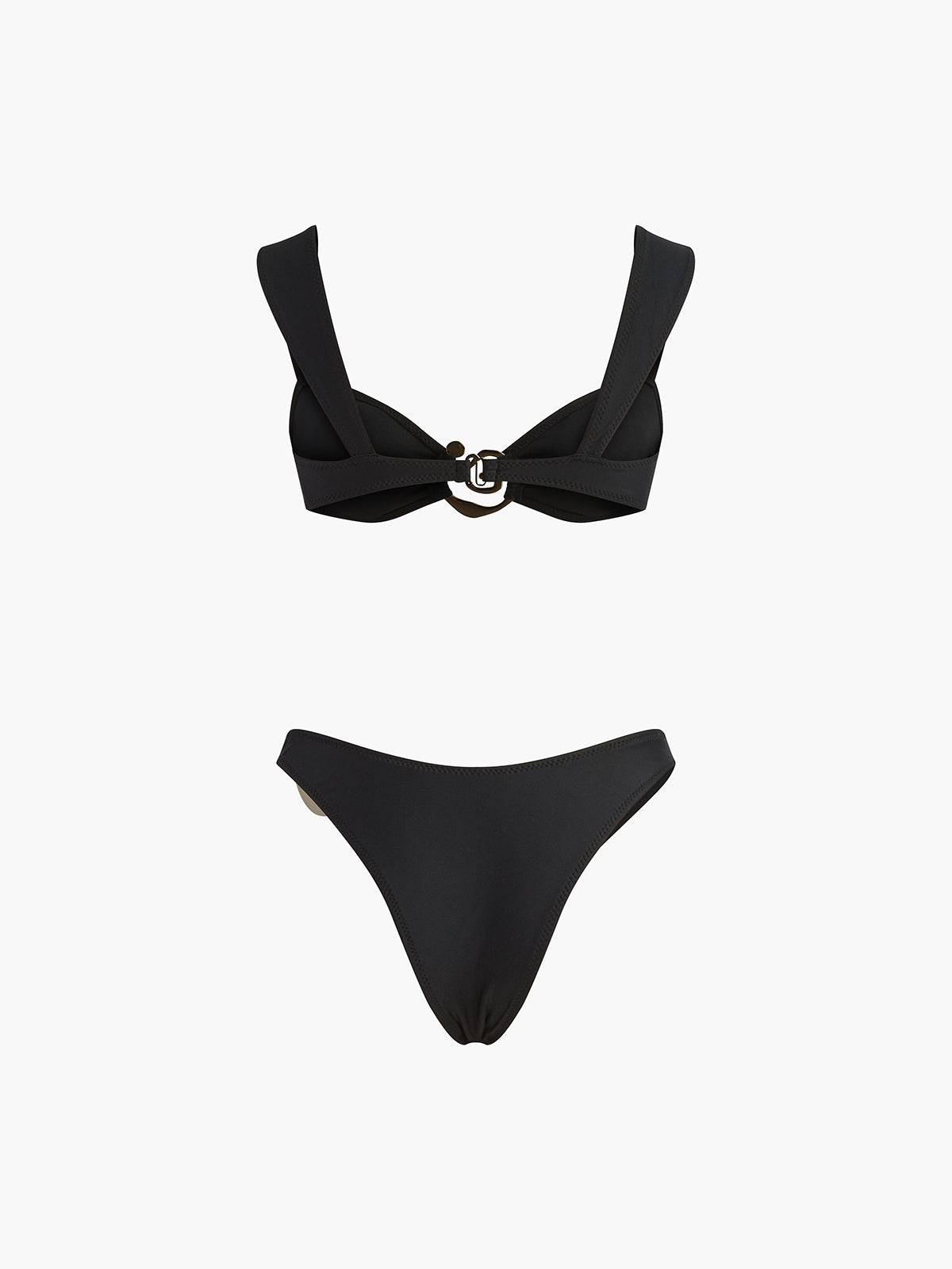 Bikini Set with Golden Spiral Accent for Women