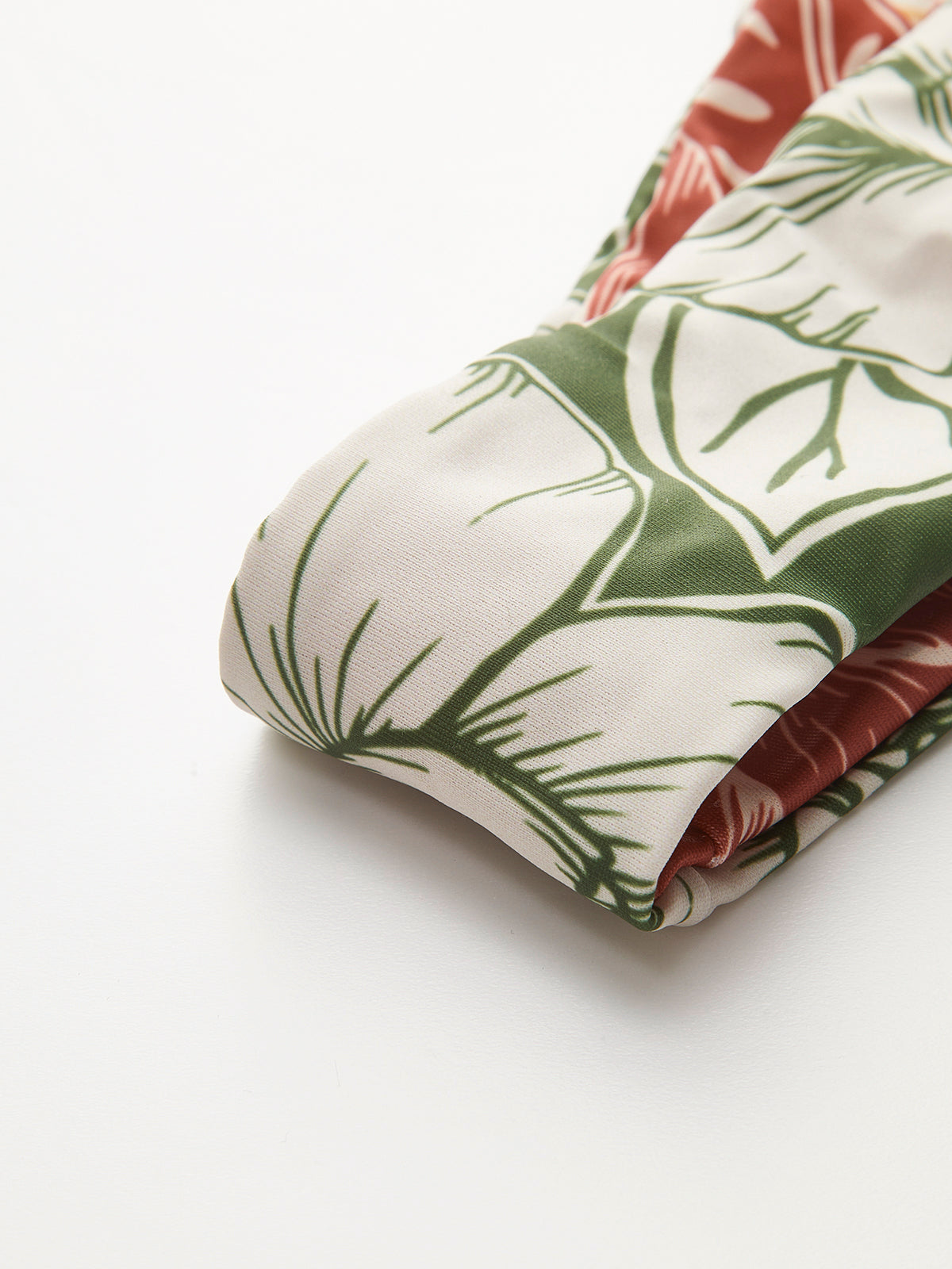 Bikini Set With Floral Print And Bow Skirt For Women