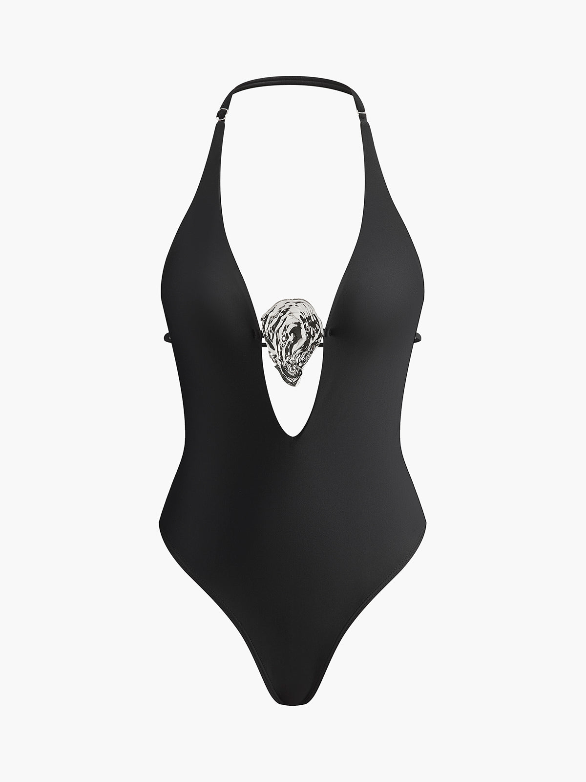 Plunge Halter Eendelig Badpak voor Dames