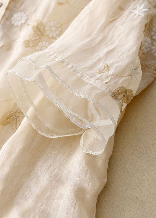 Stylish Blouse with Fine Embroideries