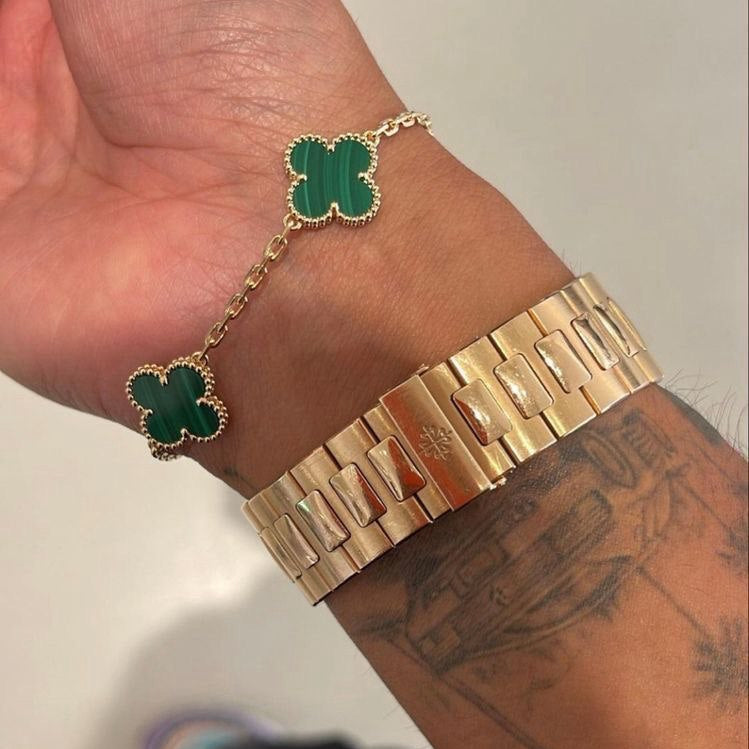 Retro Clover Bracelet Set for Women