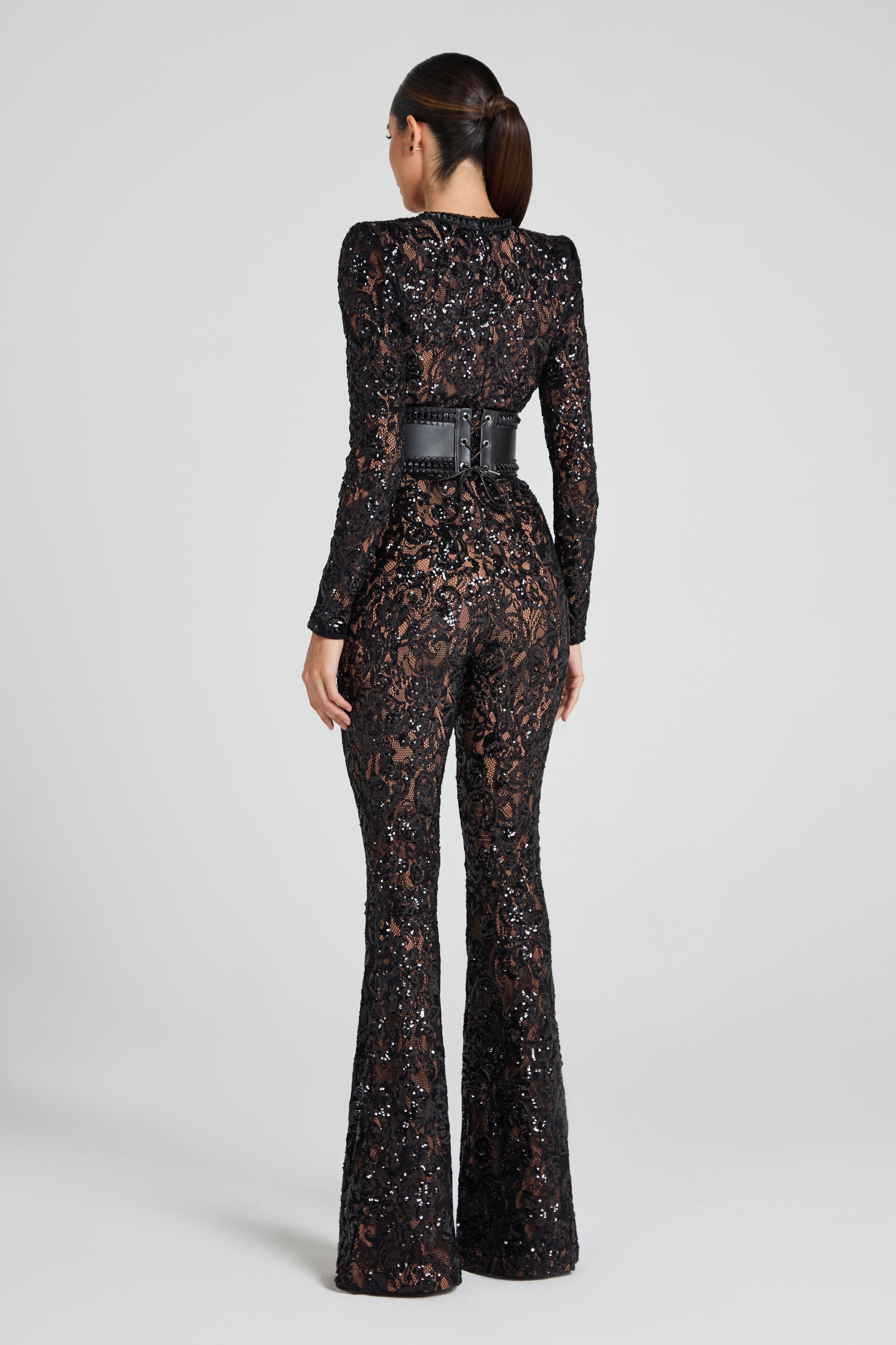 Elegant lace jumpsuit for women