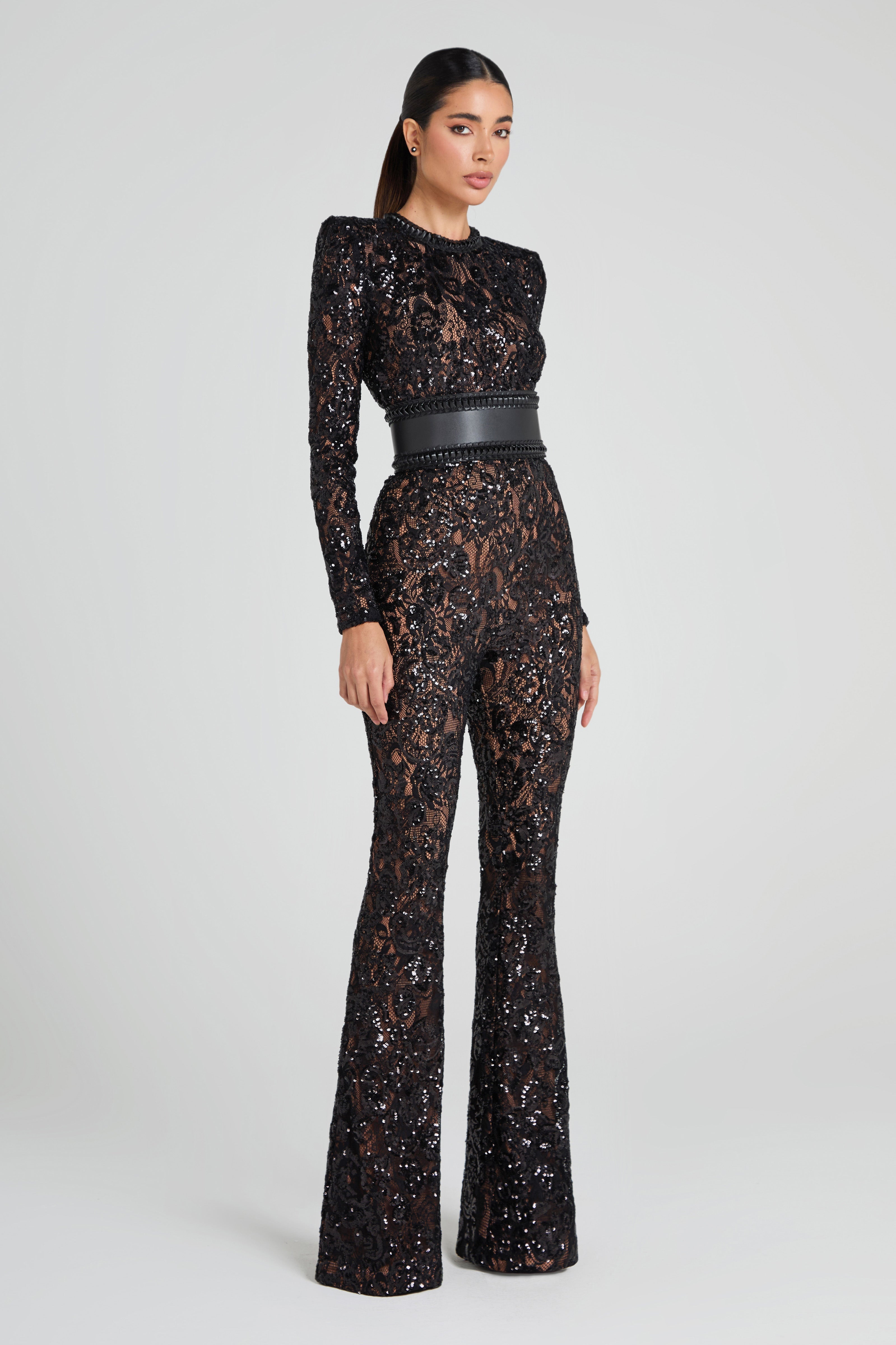 Elegant lace jumpsuit for women