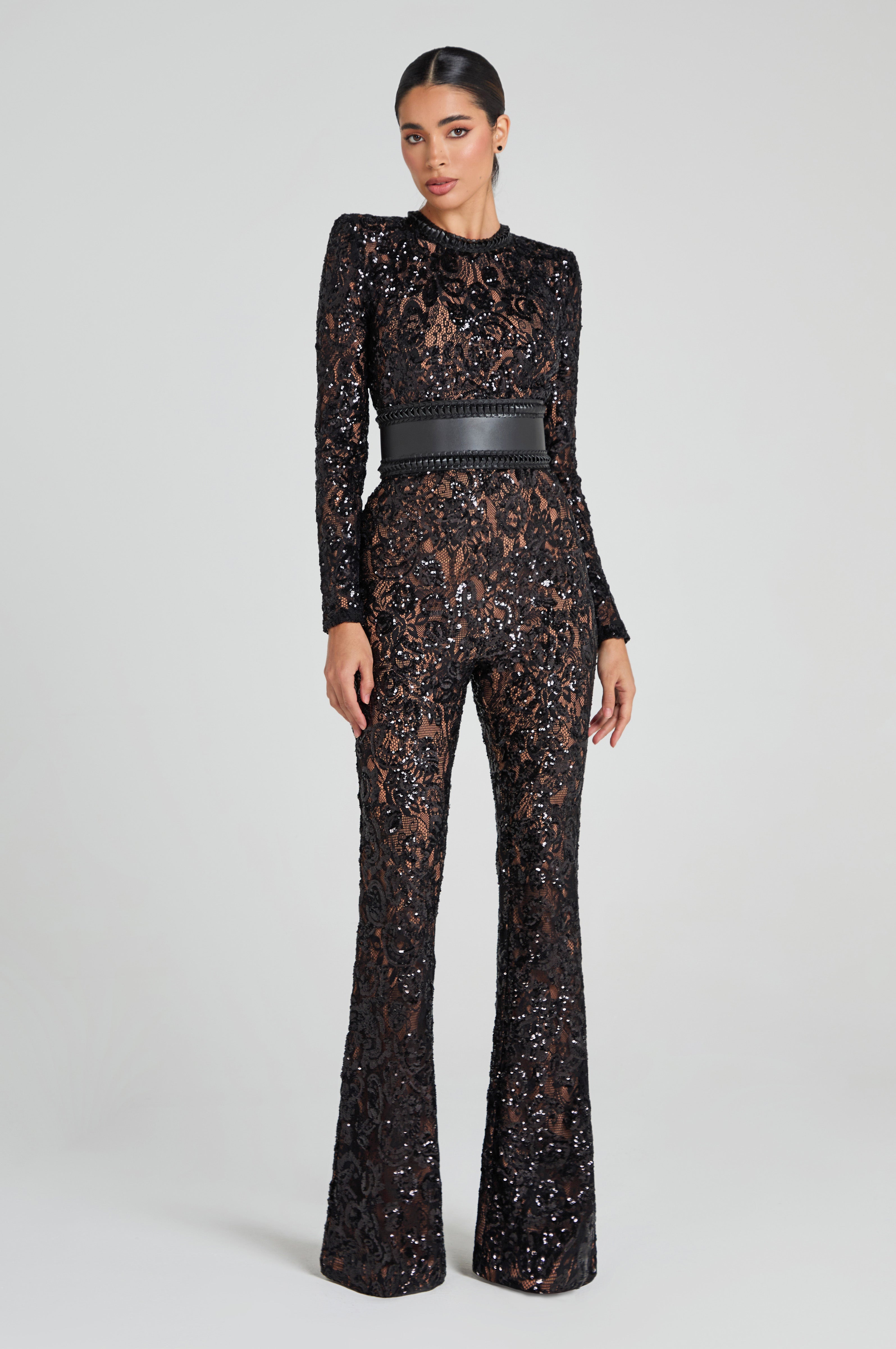 Elegant lace jumpsuit for women