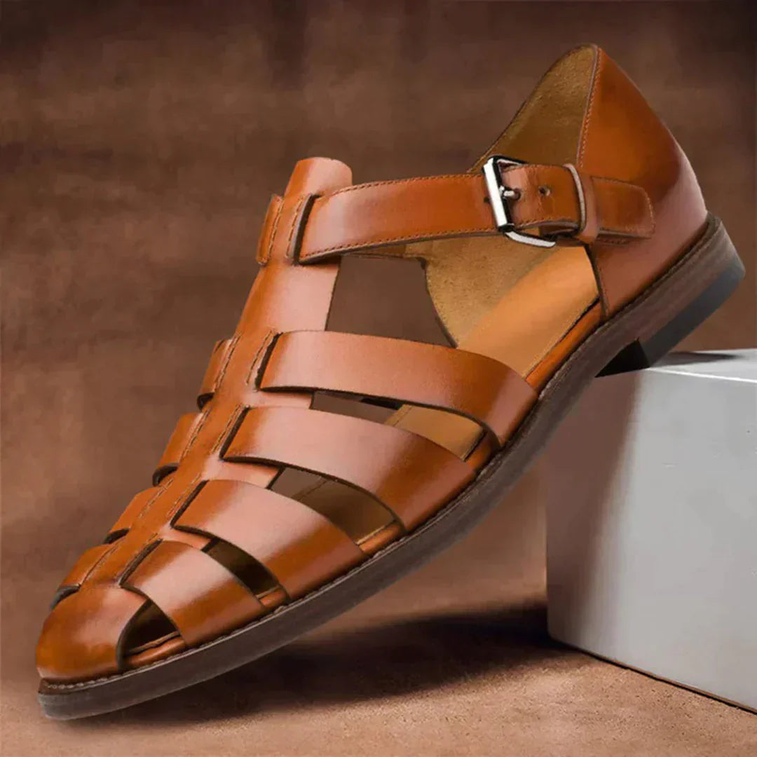 Lichtgewicht Leren Sandalen voor Heren