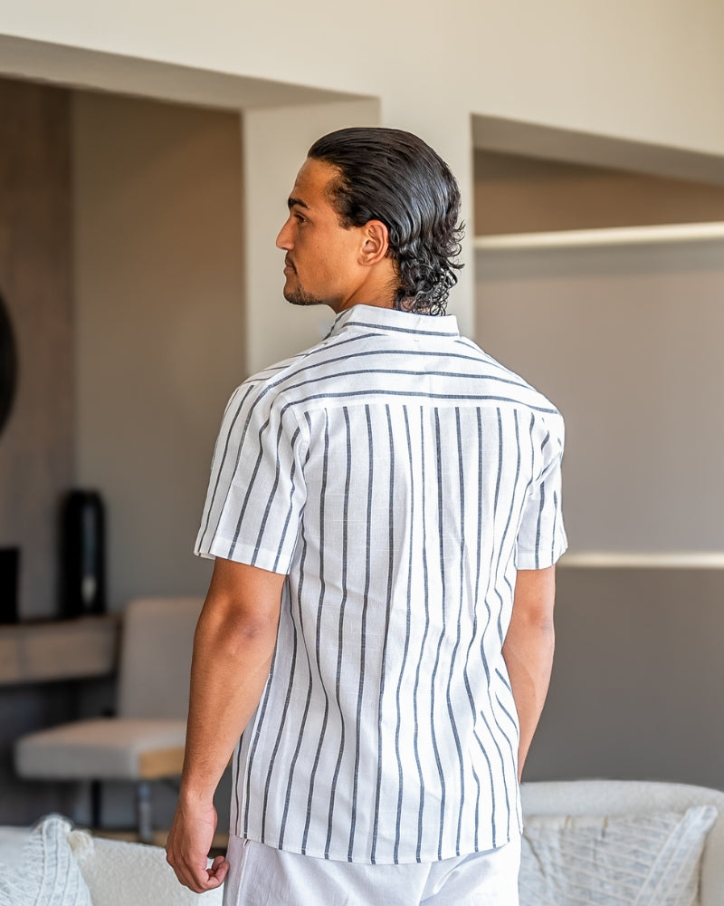 Poloshirt met Nautische Uitstraling voor Heren