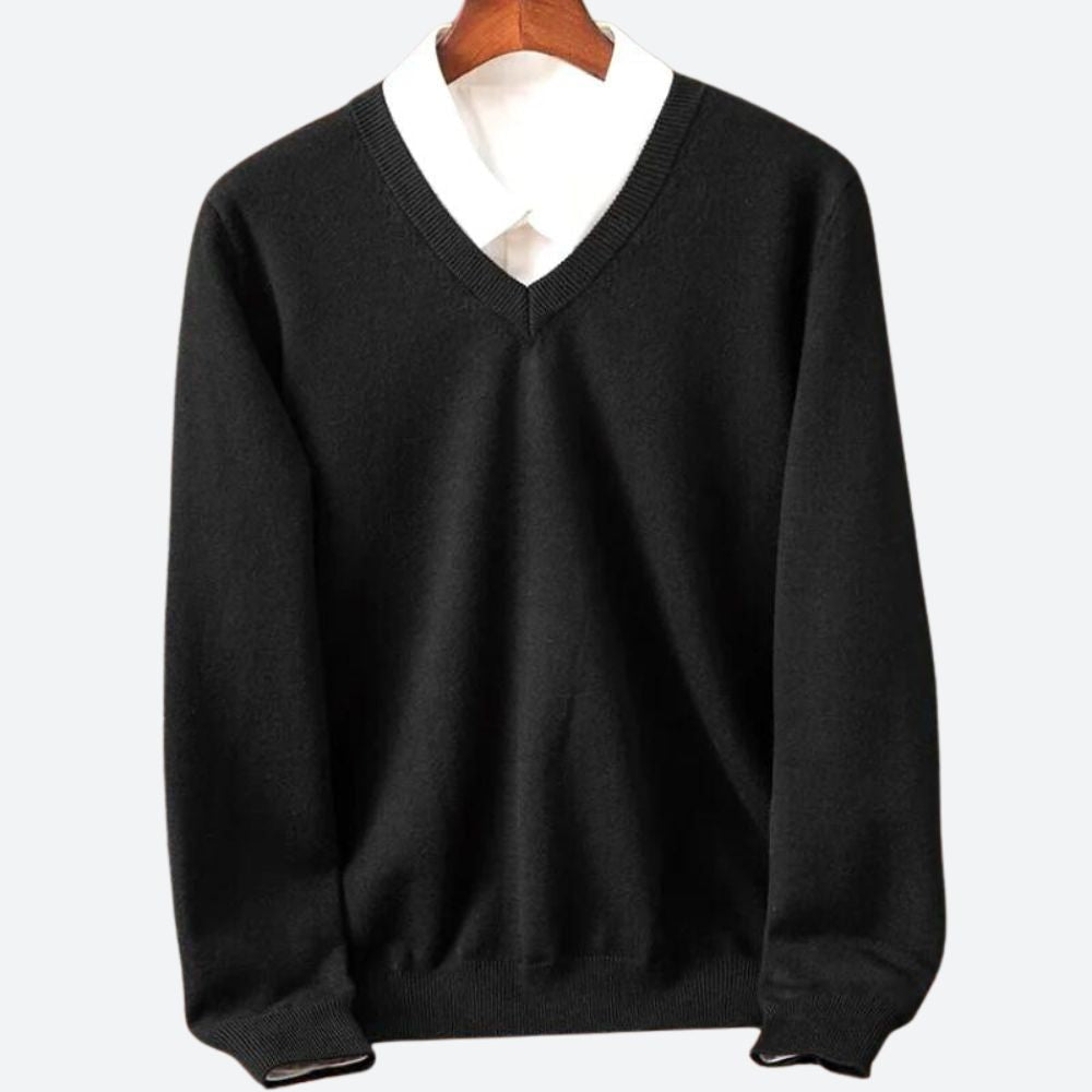 top-quality cashmere sweater for men