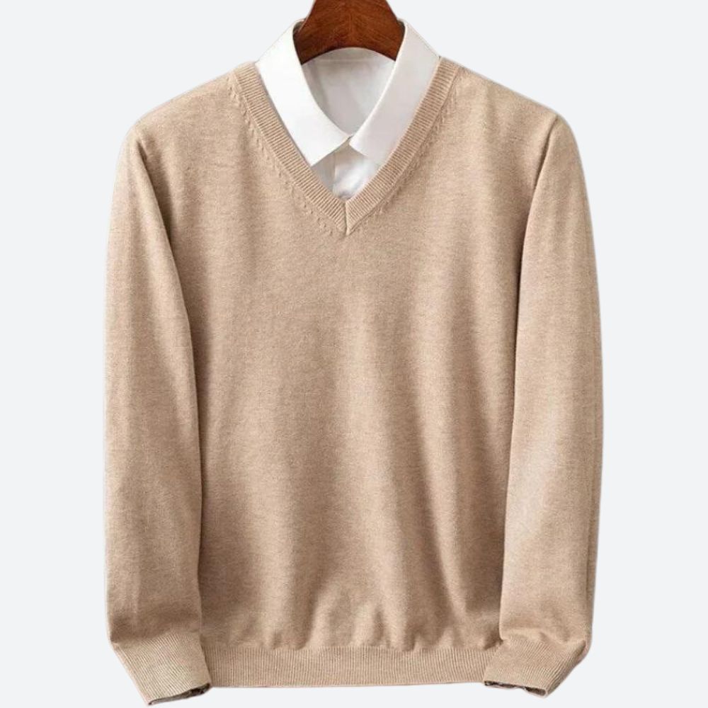 top-quality cashmere sweater for men