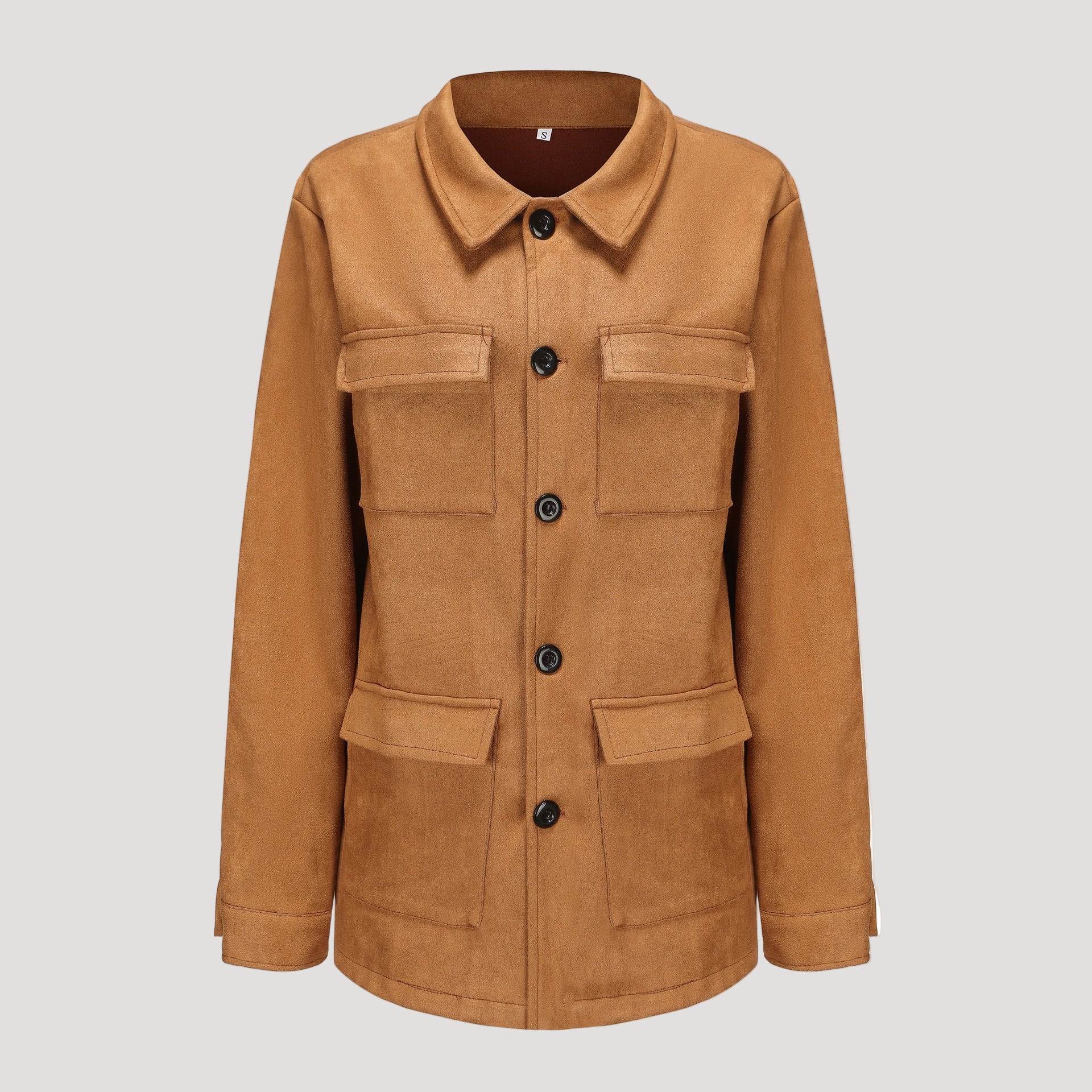 Suede jacket for men - Versatile style - Button closure - Casual chic