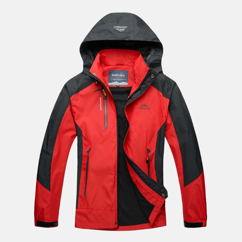 Wom Jacket - Woven Fabric - Crew Neck With Hood - Hip Length - Regular Fit