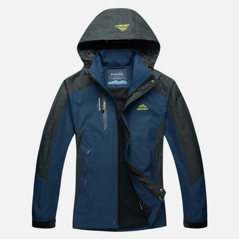 Wom Jacket - Woven Fabric - Crew Neck With Hood - Hip Length - Regular Fit