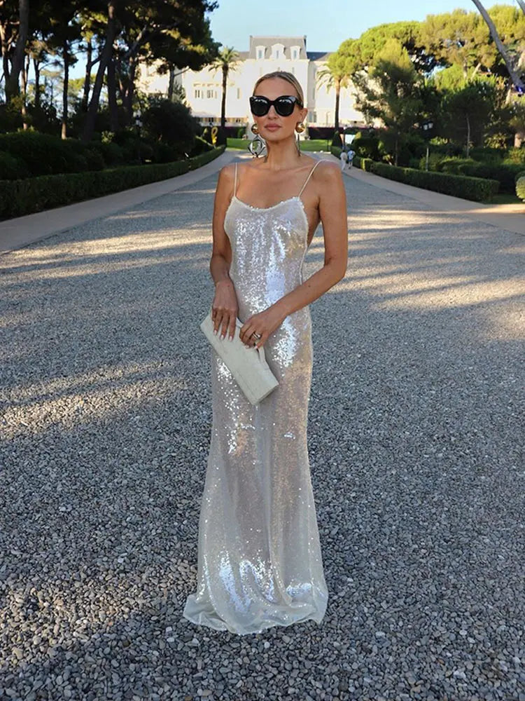 Fontainemore Green Maxi Dress for Women