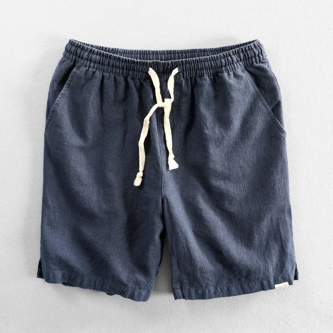 Comfortable casual shorts made of soft linen