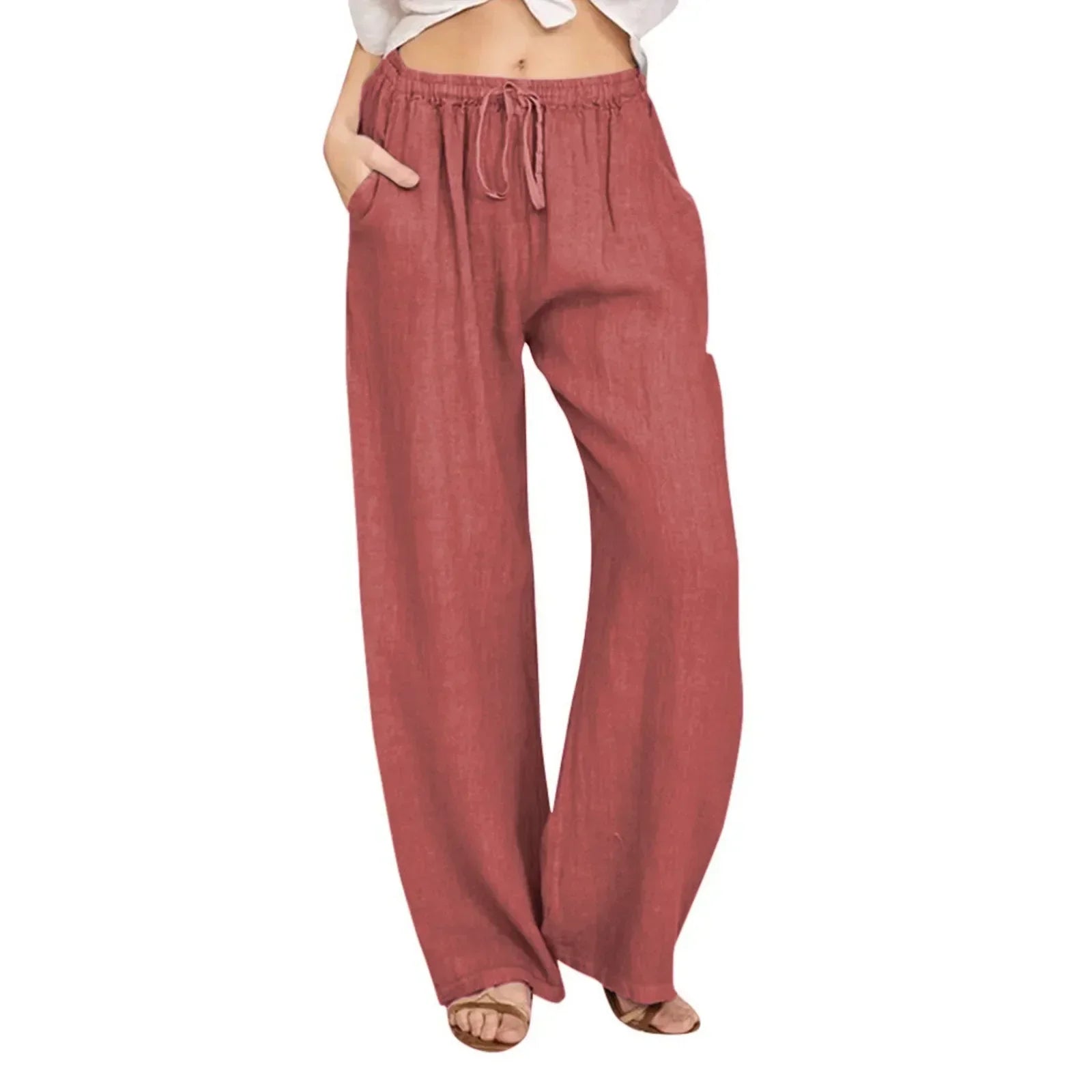 Light and Breathable Linen Pants for Women