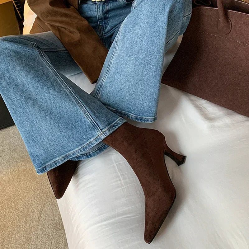 Comfortable Avery Sock Boots for Women