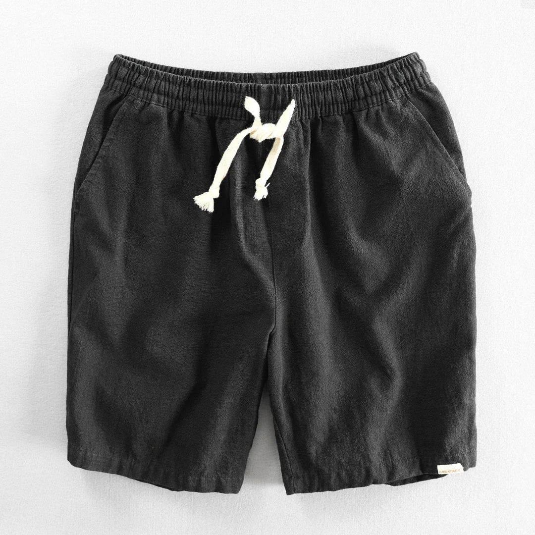 Comfortable casual shorts made of soft linen