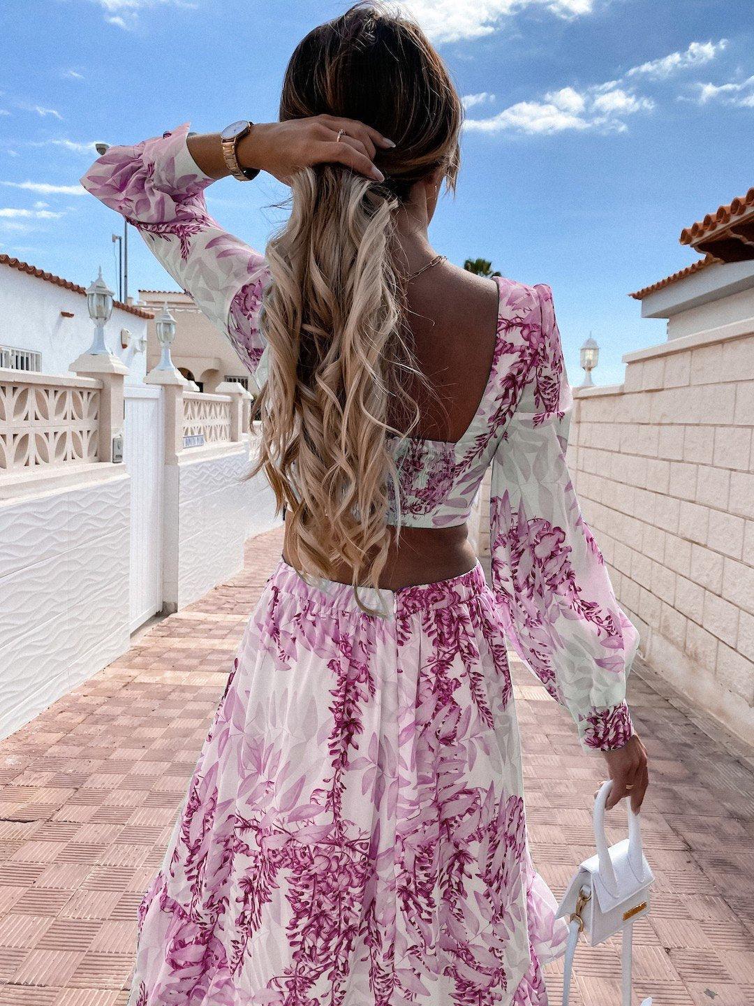 Stylish Floral Print Maxi Dress – Flowing and Feminine
