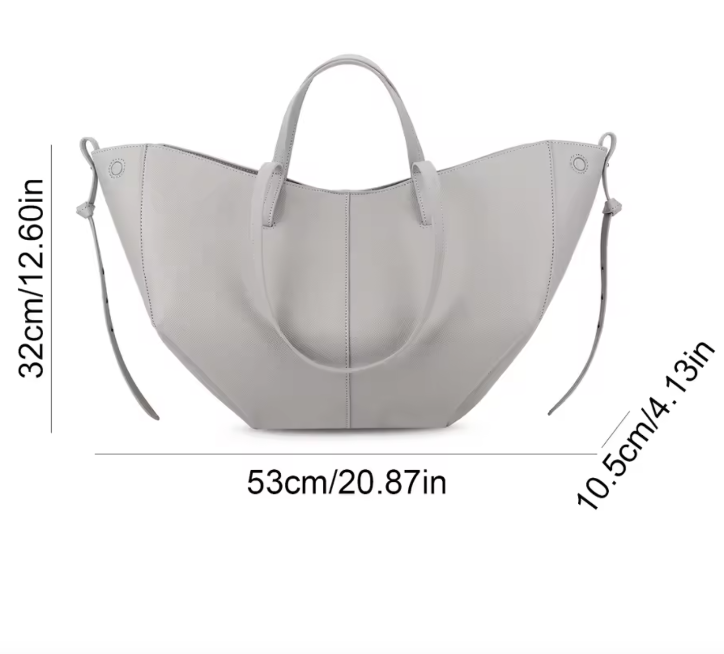 Stylish Spacious Leather Shopper for Ladies