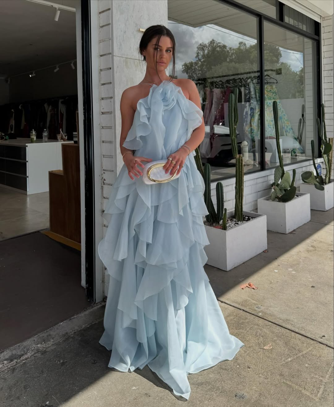 Stylish and classic maxi-dress for women