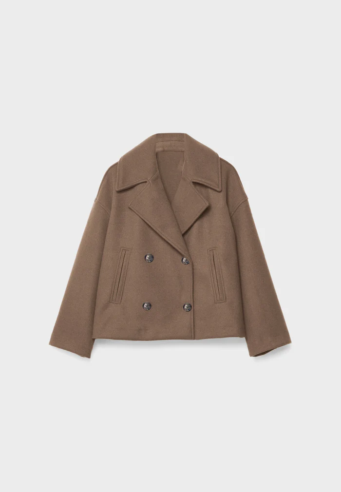 Arta Double-Breasted Coat | Buttoned Coat