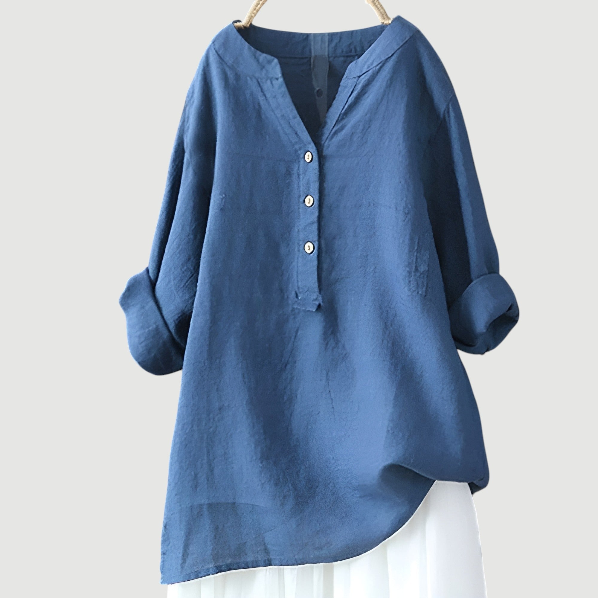 Airy and Comfortable Linen Top for Women