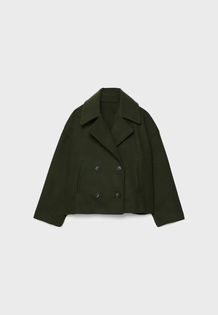 Arta Double-Breasted Coat | Buttoned Coat