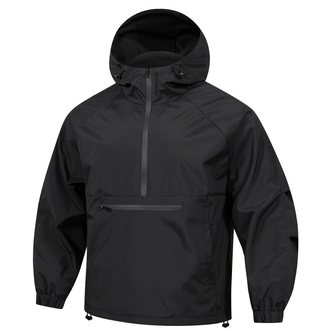 Men's Hoodie – Relaxed Fit – Half-Zip with Hood – Breathable and Sustainable Design