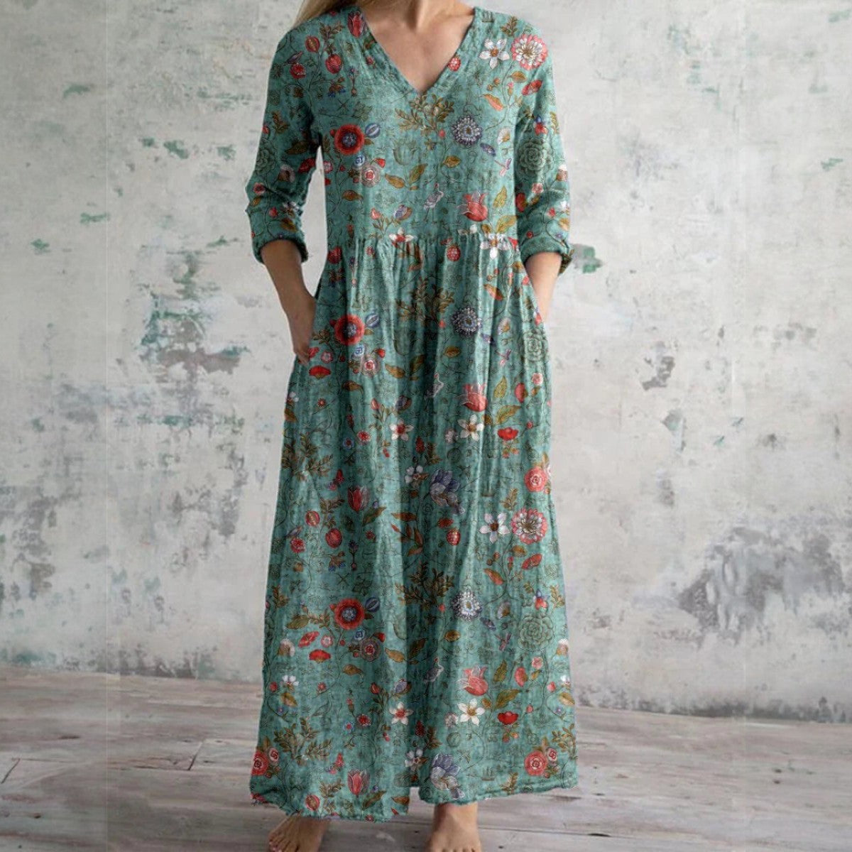Long Floral Maxi Dress for women