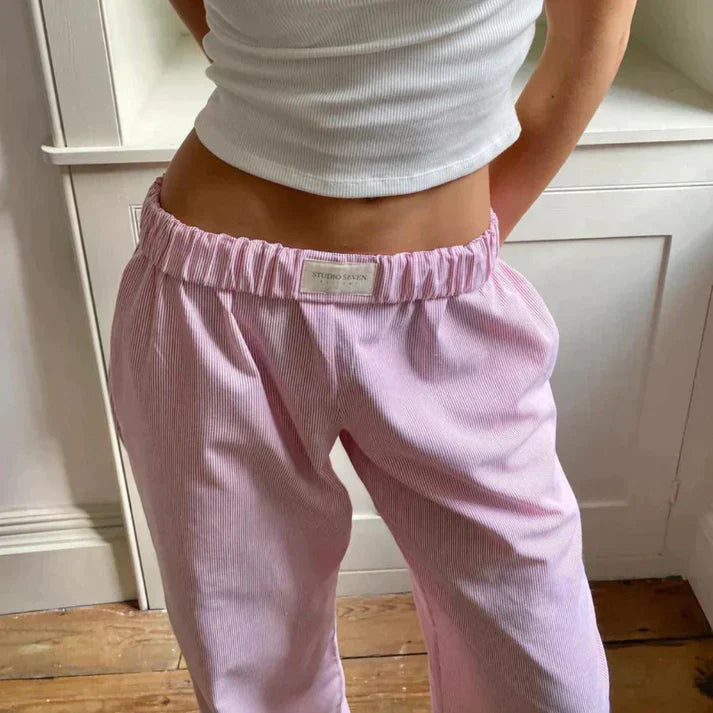 Samantha Wide Linen Trousers – Perfect for the Summer